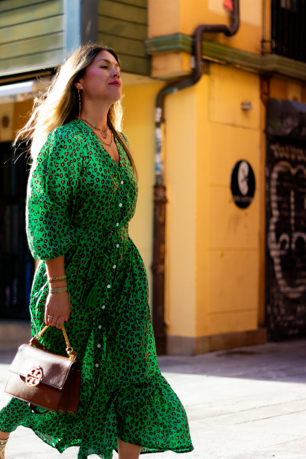Green Leopard Dress – shop