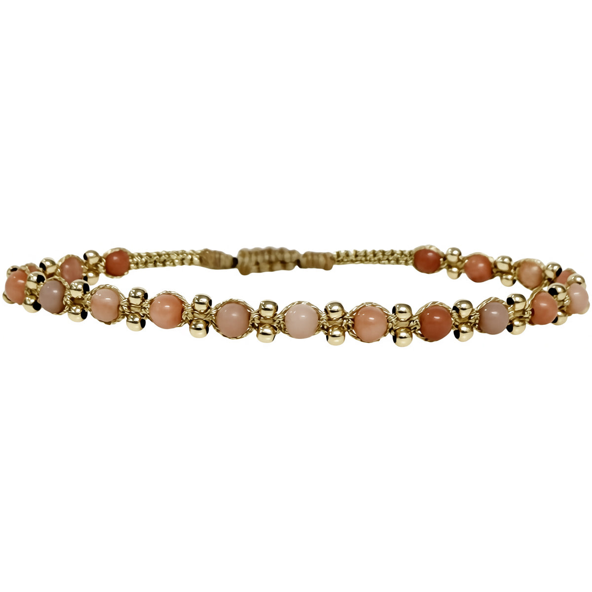 Coralia Handmade Bracelet Featuring Soft Red Coral Elegance
