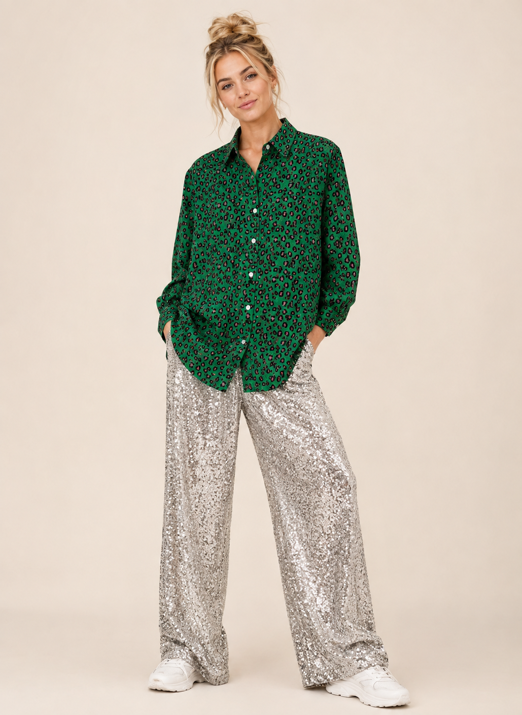 Green Leopard Shirt
