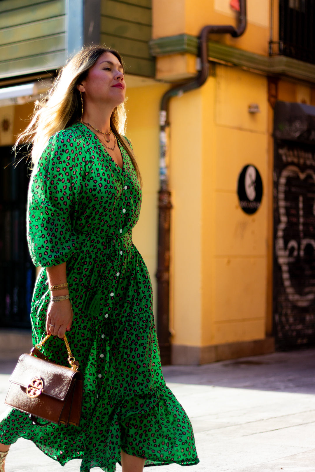 Green Leopard Dress – shop