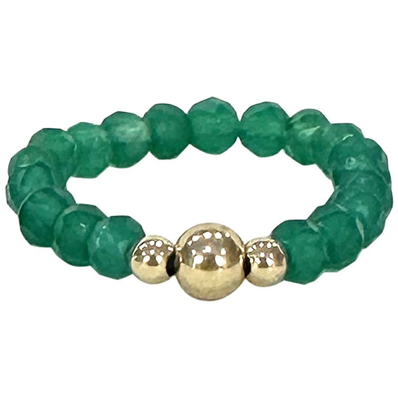GREEN ONYX RING