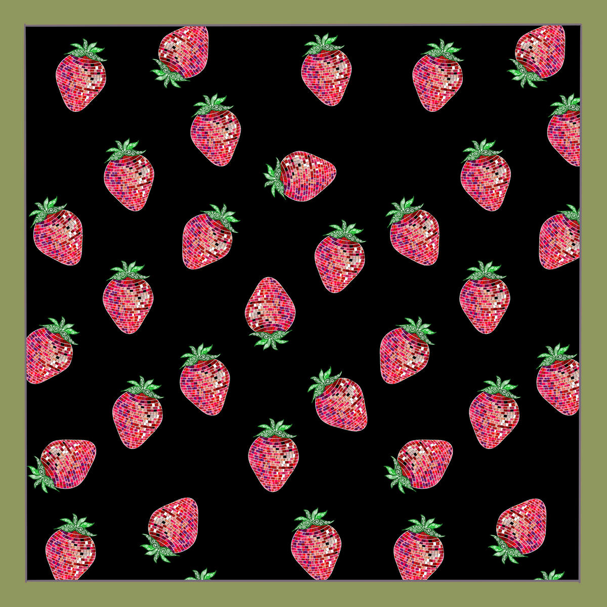 STRAWBERRY SCARF AW26