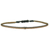 BLACK DIAMOND HANDWOVEN BRACELET IN NEUTRAL TONES