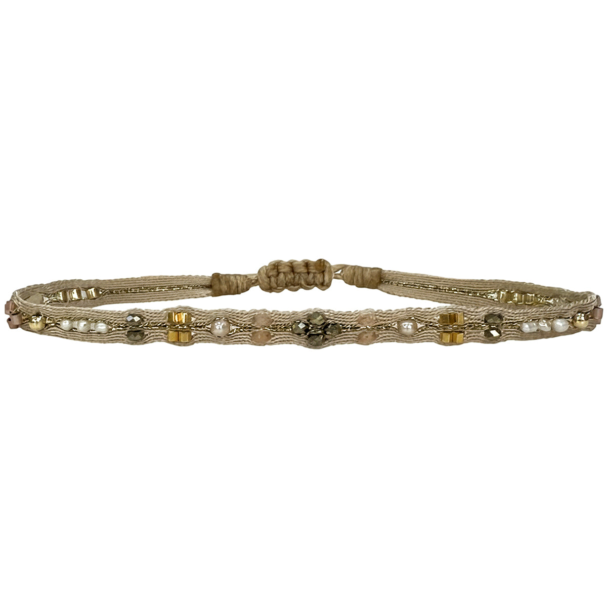 Fiesta Handmade Bracelet in Neutral Colors