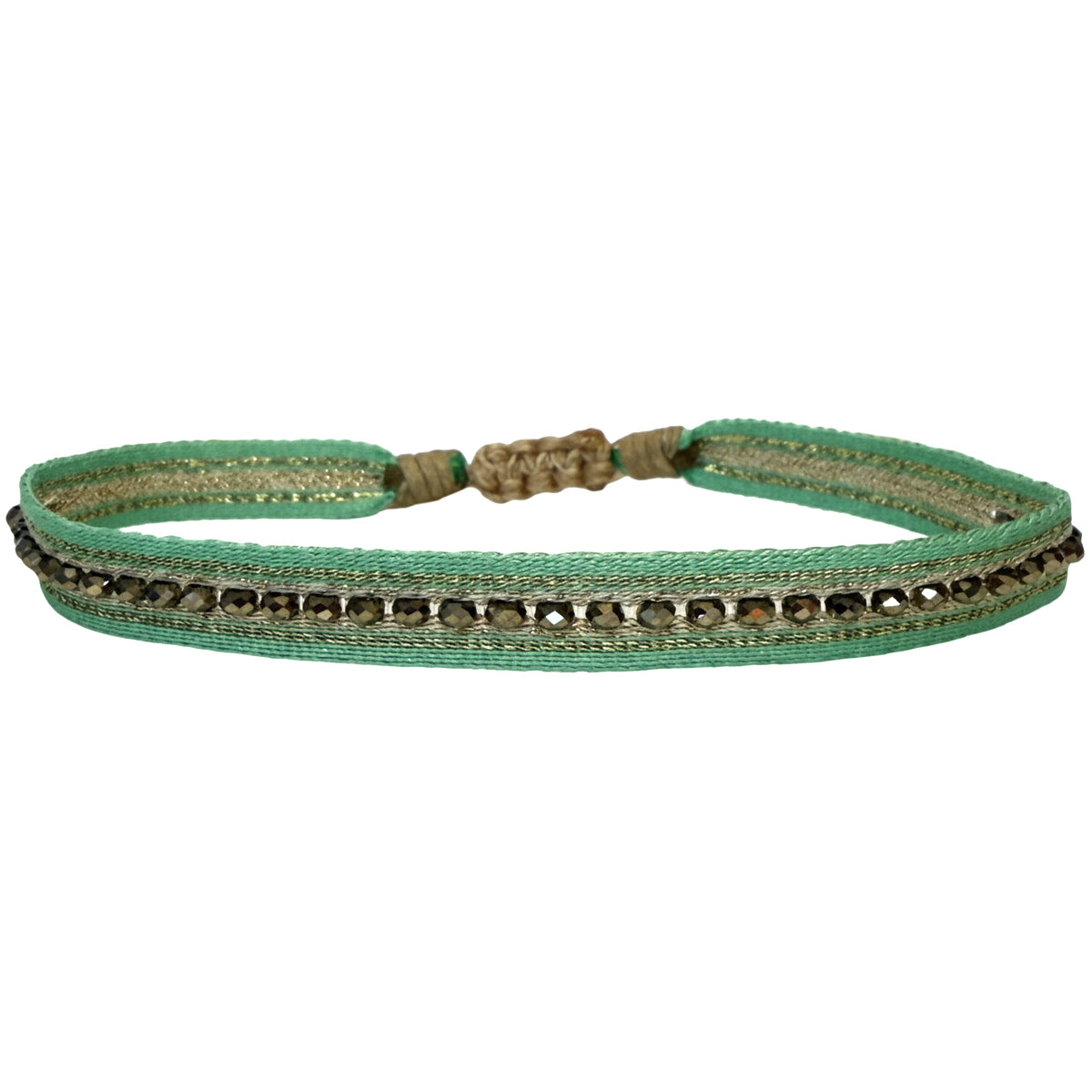 Cleo Handmade Bracelet in Bright Green