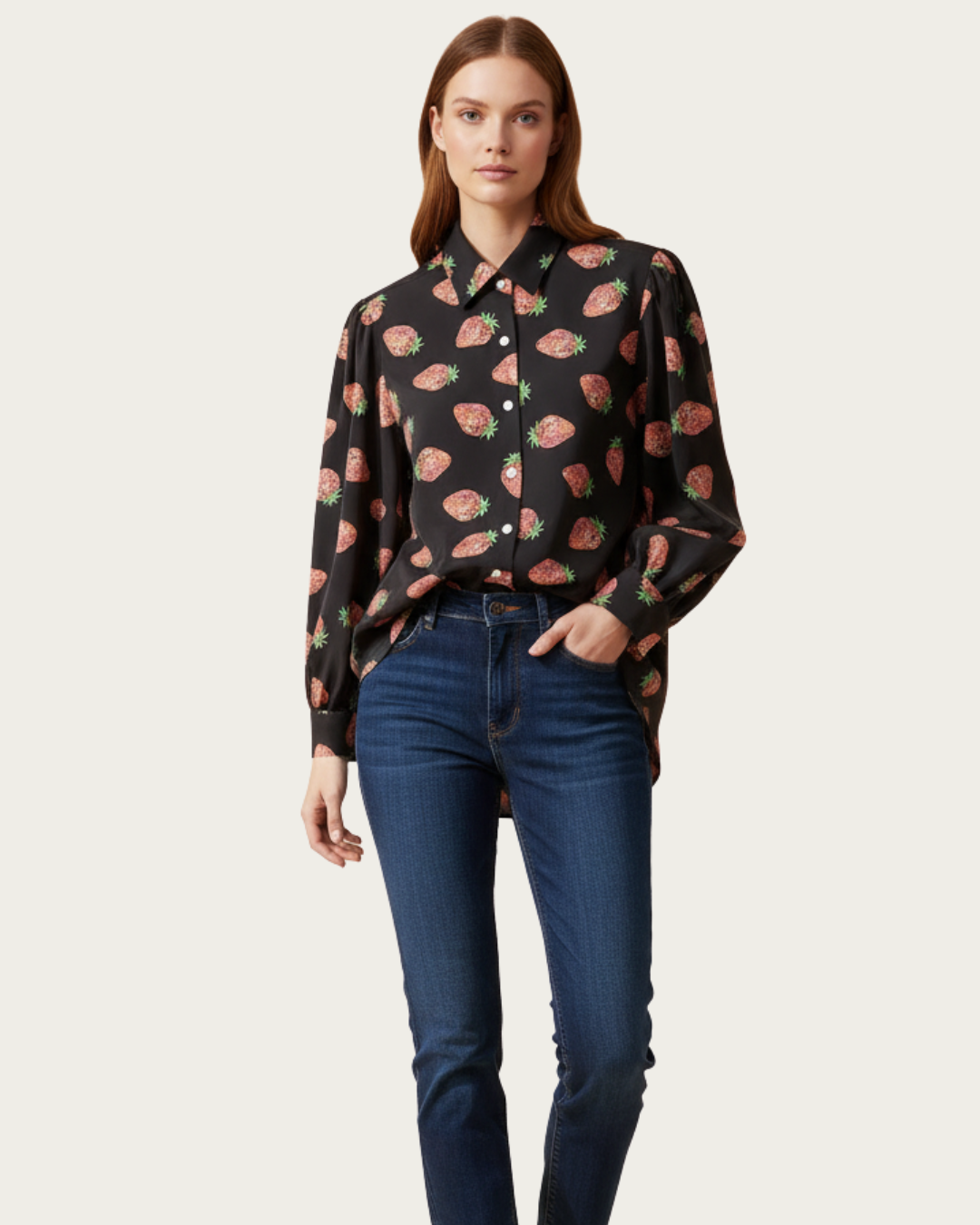 Fresa-Disco Shirt in Black