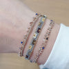 HANDMADE MARA BRACELET FEATURING GEMSTONES AND ROSE GOLD DETAILS
