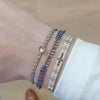 HANDMADE MARA BRACELET FEATURING IOLITE STONE AND ROSE GOLD DETAILS