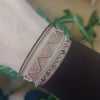 Designed and handwoven to be worn at all times using traditional artisanal handcrafting and techniques that take plenty of time and love  Details:  - Handwoven using Polyester  -Can be worn in the water  - Stainless steel "LeJu London" logo/tag  - Width 3mm