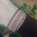 Designed and handwoven to be worn at all times using traditional artisanal handcrafting and techniques that take plenty of time and love  Details:  - Handwoven using Polyester  -Can be worn in the water  - Stainless steel "LeJu London" logo/tag  - Width 3mm