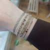 Designed and handwoven to be worn at all times using traditional artisanal handcrafting and techniques that take plenty of time and love  Details:  - Handwoven using Polyester  -Can be worn in the water  - Stainless steel "LeJu London" logo/tag  - Width 3mm