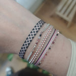 Designed and handwoven to be worn at all times using traditional artisanal handcrafting and techniques that take plenty of time and love  Details:  - Handwoven using Polyester  -Can be worn in the water  - Stainless steel "LeJu London" logo/tag  - Width 5mm