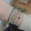 Designed and handwoven to be worn at all times using traditional artisanal handcrafting and techniques that take plenty of time and love  Details:  - Handwoven using Polyester  -Can be worn in the water  - Stainless steel "LeJu London" logo/tag  - Width 5mm