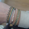 Designed and handwoven to be worn at all times using traditional artisanal handcrafting and techniques that take plenty of time and love  Details:  - Handwoven using Polyester  -Can be worn in the water  - Stainless steel "LeJu London" logo/tag  - Width 5mm
