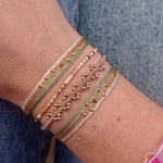 HANDMADE JESTIC BRACELET IN GREEN TONES