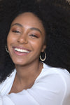 LARGE GOLD KIARA PEARL EARRINGS