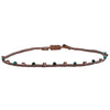 TURQUOISE STONE & GOLD ANKLET