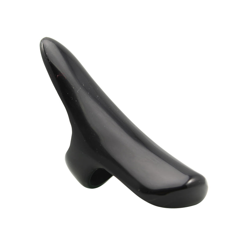 Leda Horn Black Cocktail Ring