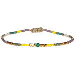 HANDMADE SINGLE GREEN ONYX STONE BRACELET