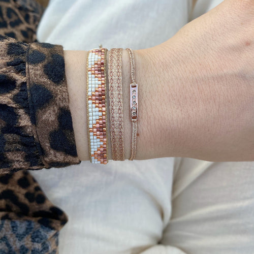 HANDMADE ROSE GOLD BAR BRACELET