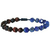 STONE BRACELET IN BROWN AND BLUE TONES FOR HIM