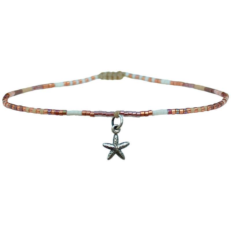 STAR FISH ANKLET BRACELET IN BRONZE TONES