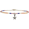 STAR FISH ANKLET BRACELET IN BRIGHT TONES