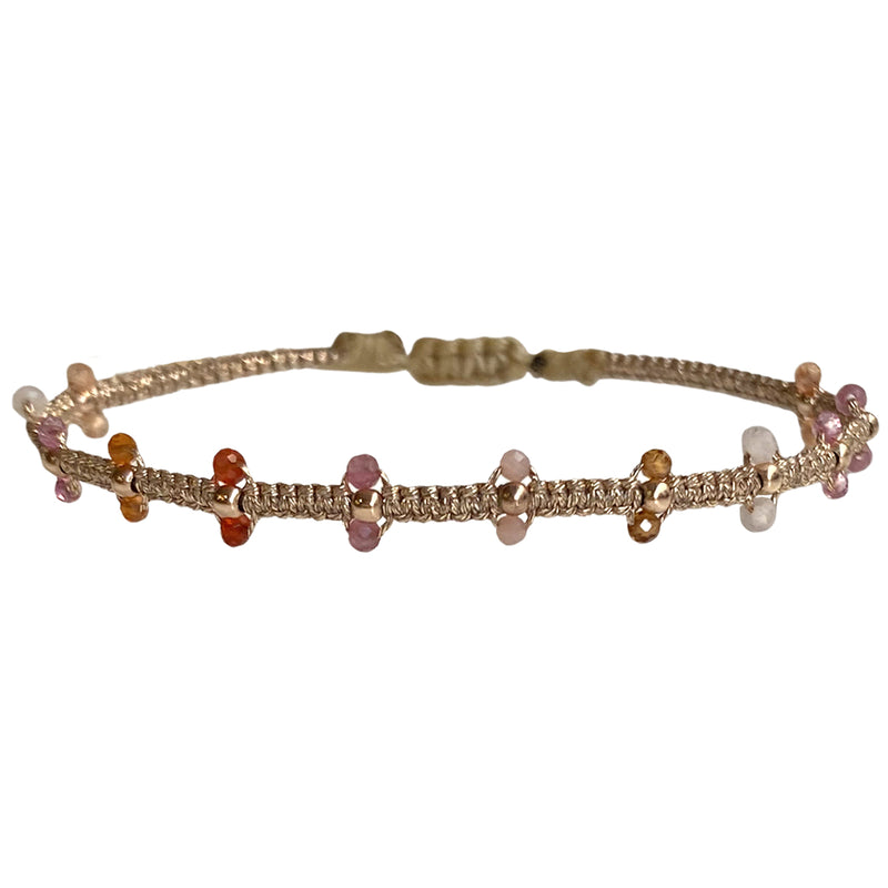 BAR HANDMADE BRACELET IN GOLD TONES