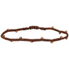 HANDWOVEN BEADS BRACELET IN ROSE GOLD TONES
