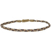 HANDMADE BOHO BRACELET FEATURING A SILVER CHAIN
