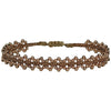 HANDMADE DAHLIA BRACELET IN ROSE GOLD