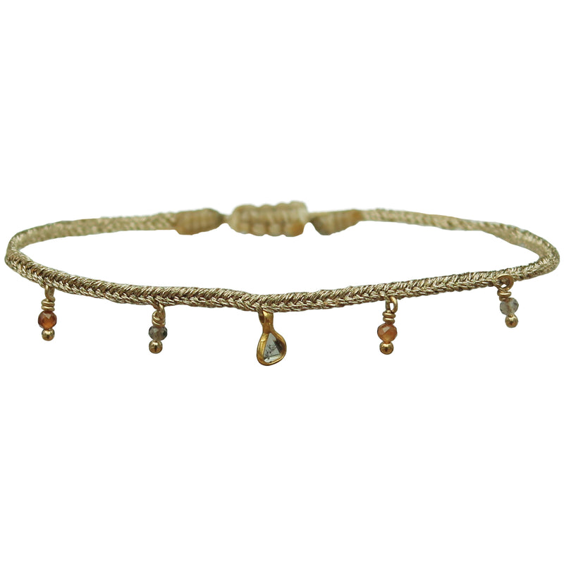 DIAMOND CHARMS HANDMADE BRACELET