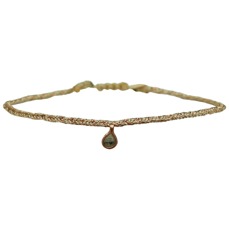 HANGING DIAMOND IN ROSE GOLD