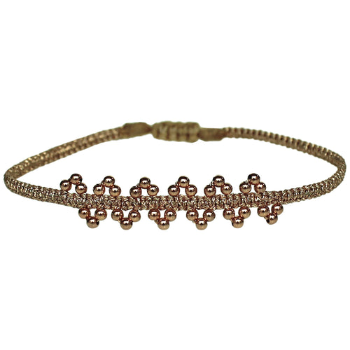 HANDMADE FLORA BRACELET IN ROSE GOLD