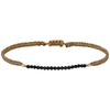 GEM BRACELET IN GOLD TONES & SPINEL SEMI-PRECIOUS STONE