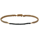 GEM BRACELET IN GOLD TONES & SPINEL SEMI-PRECIOUS STONE