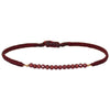 HANDMADE GEM BRACELET WITH RHODOLITE SEMI PRECIOUS STONES
