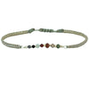 GYPSY BRACELET IN SILVER & SEMI-PRECIOUS STONES