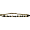 If you wish for sophistication and originality this bracelet is just for you. It is handwoven by our team of artisans using spinel semi-precious stones, 14 k gold filled beads and metallic threads.  The spinel stone will bring you inspiration.  Details:  - Spinel semi-precious stones  - 14k gold filled beads  - Metallic threads  -Adjustable bracelet  -Width: 4mm