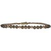 If you wish for sophistication and originality this bracelet is just for you. It is handwoven by our team of artisans using smokey quartz semi-precious stones, 14 k rose gold filled beads and metallic threads.  The smokey quartz provides calmness, balance and positive energy  Details:  - Smokey Quartz semi-precious stones  - 14k rose gold filled beads  - Metallic threads  -Adjustable bracelet  -Width: 4mm