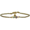 AMETHYST, TOPAZ & DIAMOND BRACELET
