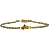 HESSONITE & BLUE SAPPHIRE BRACELET