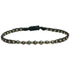 MAR BRACELET IN DARK TONES WITH PYRITE