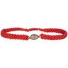 This gorgeus bracelet is handwoven by our team of master artisans using macramé techniques. An impressive Pink tourmaline is the centerpiece of this iconic design. It's the perfect accessory to add a little sparkle in your life.  Details:      Pink tourmaline semi-precious stone     Vermeil setting     Macramé weaving technique     Adjustable handwoven bracelet     Width 4mm