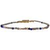 OCEAN HANDMADE GEMSTONE BRACELET IN PINK AND BLUE TONES