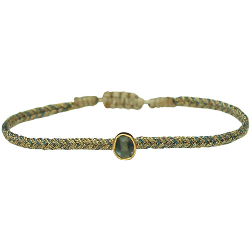 GREEN KYANITE HANDMADE STONE BRACELET