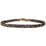 This bracelet is handwoven by our team of master artisans using polyester threads featuring a trenza design. This kids's bracelet is cool and comfortable perfect to wear everyday.  This bracelet looks great worn solo or layered with other pieces.  Details:      Polyester threads     Kids's bracelet     Adjustable bracelet     Width 4mm     Can be worn in the water