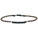 HANDMADE TWIST BRACELET WITH SPINEL SEMI PRECIOUS