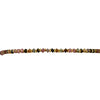 '- Watermelon tourmaline Stones  - Vermeil faceted beads  - Width 2mm  -Women bracelet  - Adjustable bracelet  -Can be worn in the  water