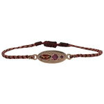 LUXURY MILA BRACELET WITH ROSE GOLD, GARNET AND RUBY